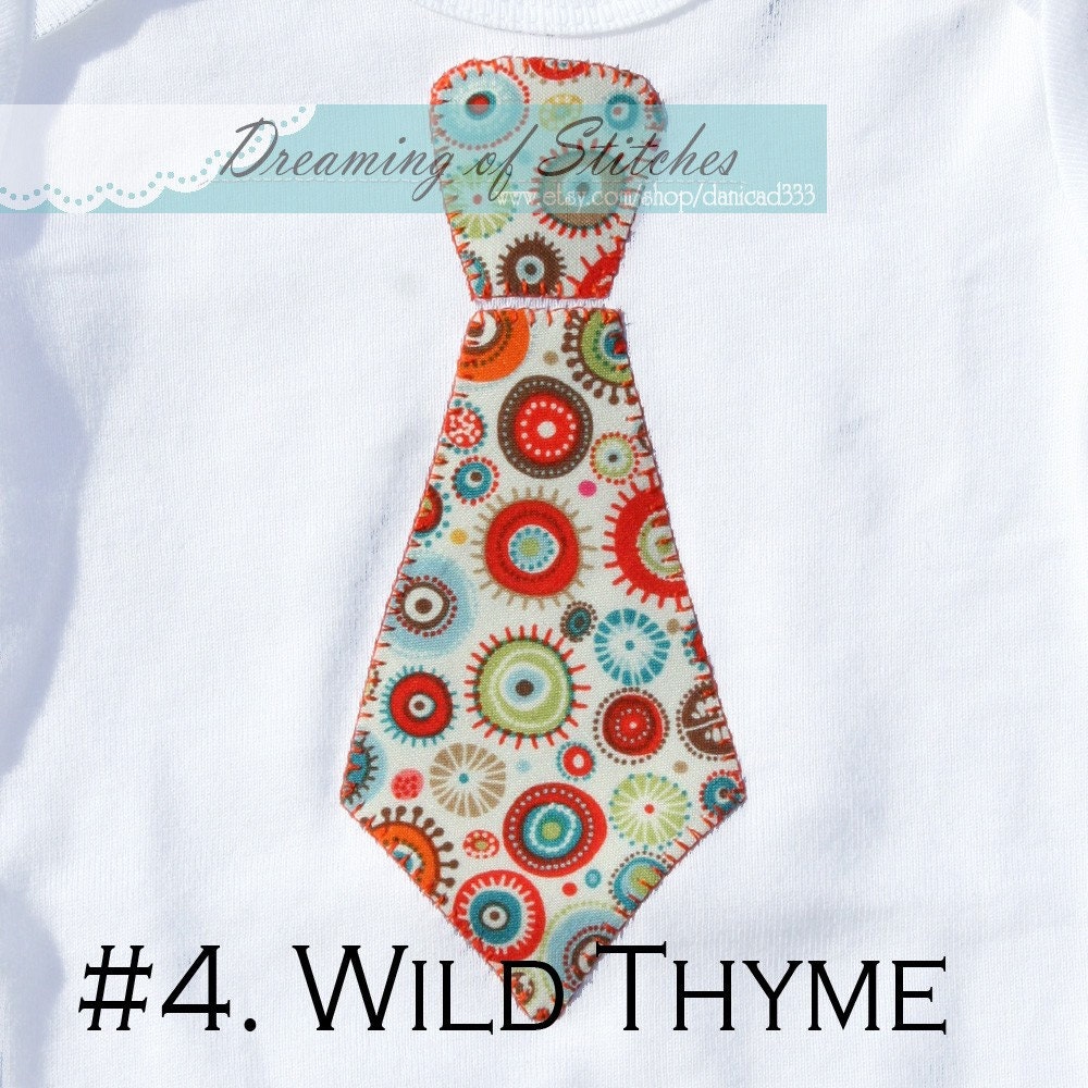 Baby Boy Tie Onesie, You Pick the Pattern and Size