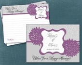 Dahlia Lace Advice & Well Wish Cards for Mom / Bride to Be. Printable Cards for Baby or Bridal Shower by Tipsy Graphics. Any Colors Il_170x135