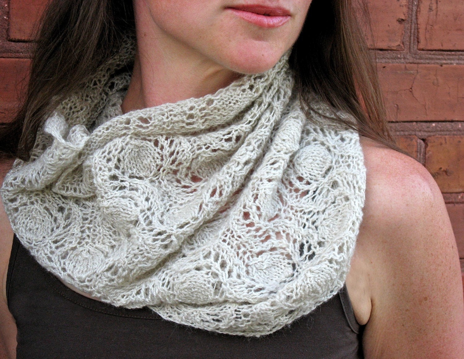 Knitted Lace Cowl Pattern - Link
