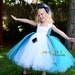 Alice in Wonderland Costume Tutu Dress and headband 5t or 6