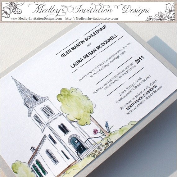 Invitation featuring YOUR Wedding Location