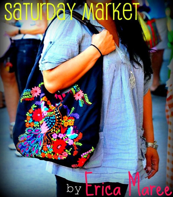 Mexico Embroidered Handbag - Saturday Market