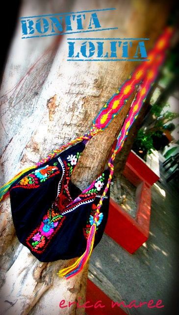 Mexican Embroidered Bonita Lolita  handbag