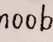 noob baby/toddler shirt or bodysuit in sizes NB to youth punk goth rocker gamer
