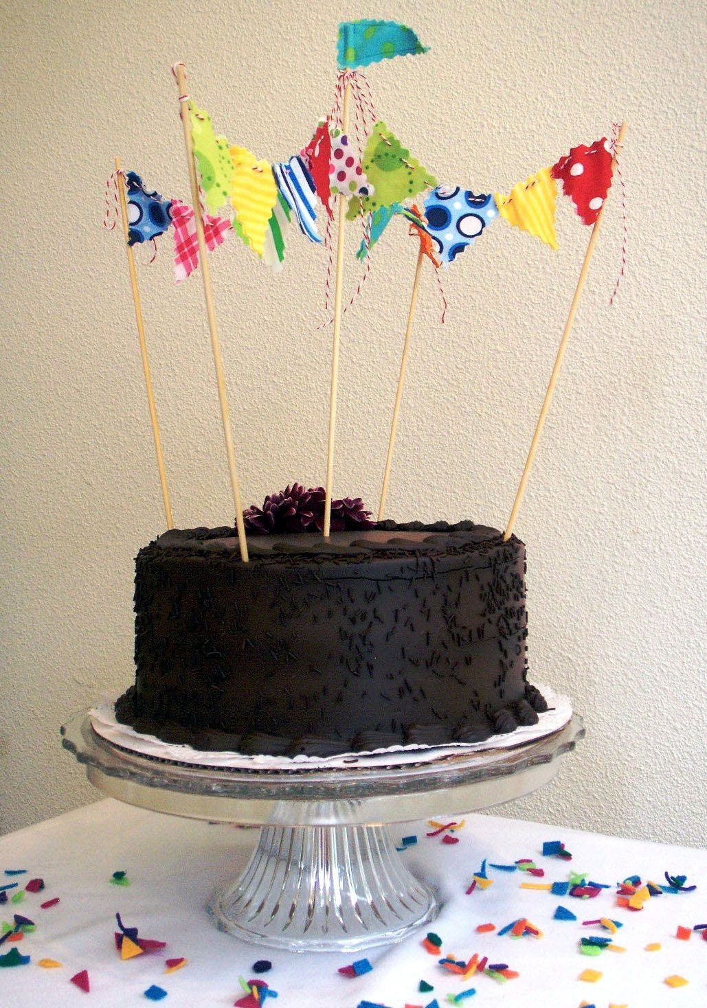 Cake Bunting Circus Tent on Bakers Twine
