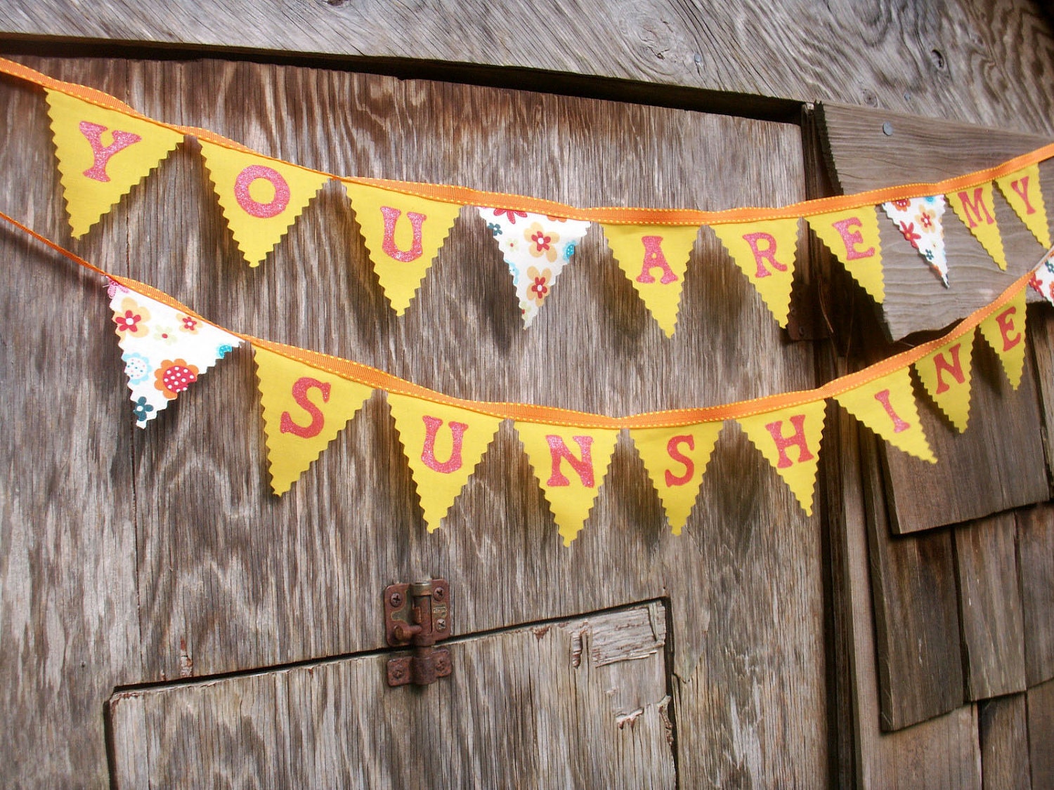 You Are My Sunshine Bunting for Nursery, Weddings, Kids room