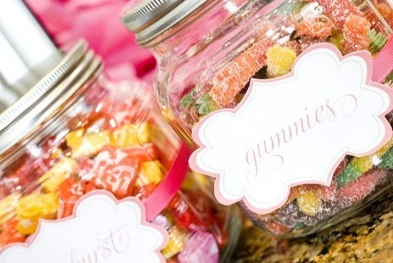 Custom Food or Name Labels (PRINTABLE) Il_570xn