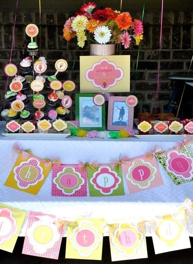 Ice Cream Party (PRINTABLE) Il_570xn
