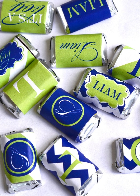 It's A Boy Baby Shower PRINTABLE Mini Candy Bar Wrappers from Love The Day Il_570xn
