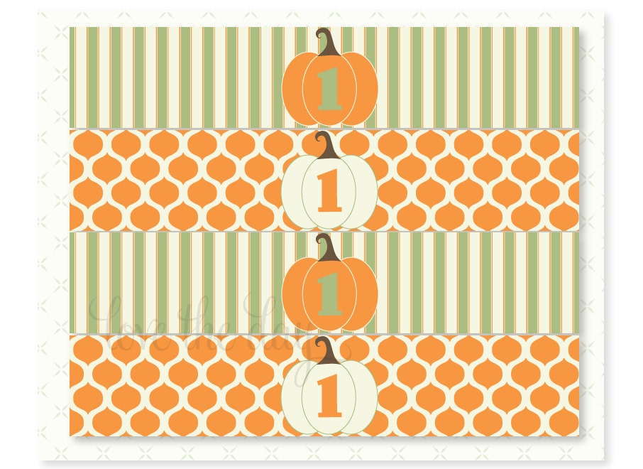 PRINTABLE DRINK LABEL - Our Little Pumpkin Birthday Party Collection by Love The Day Il_570xn
