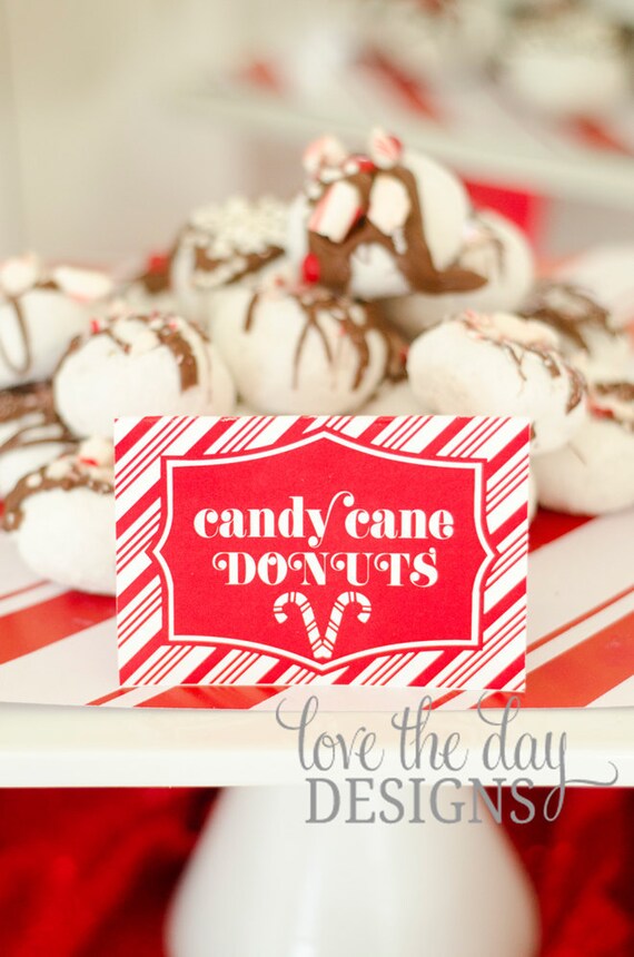 Santa's Sweet Shop Peppermint PRINTABLE Party by Love The Day Il_570xn