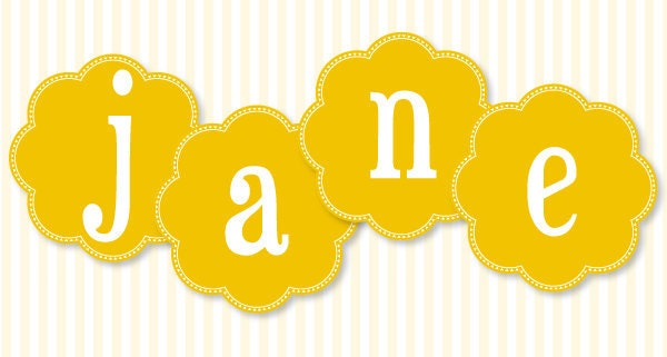 Yellow Sunshine Party PRINTABLE Name Banner from Love The Day Il_570xn
