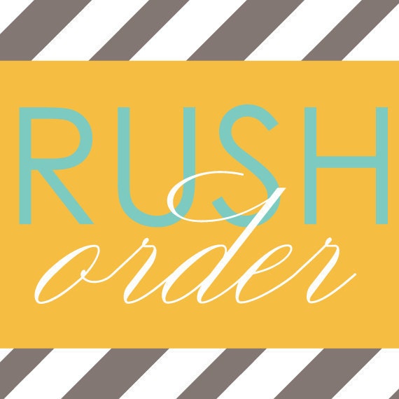 RUSH ORDER Il_570xn
