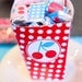 Retro Cherry Party PRINTABLE Popcorn Box (INSTANT DOWNLOAD) by Love The Day