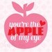 PRINTABLE Valentine - You're The Apple Of My Eye by Love The Day
