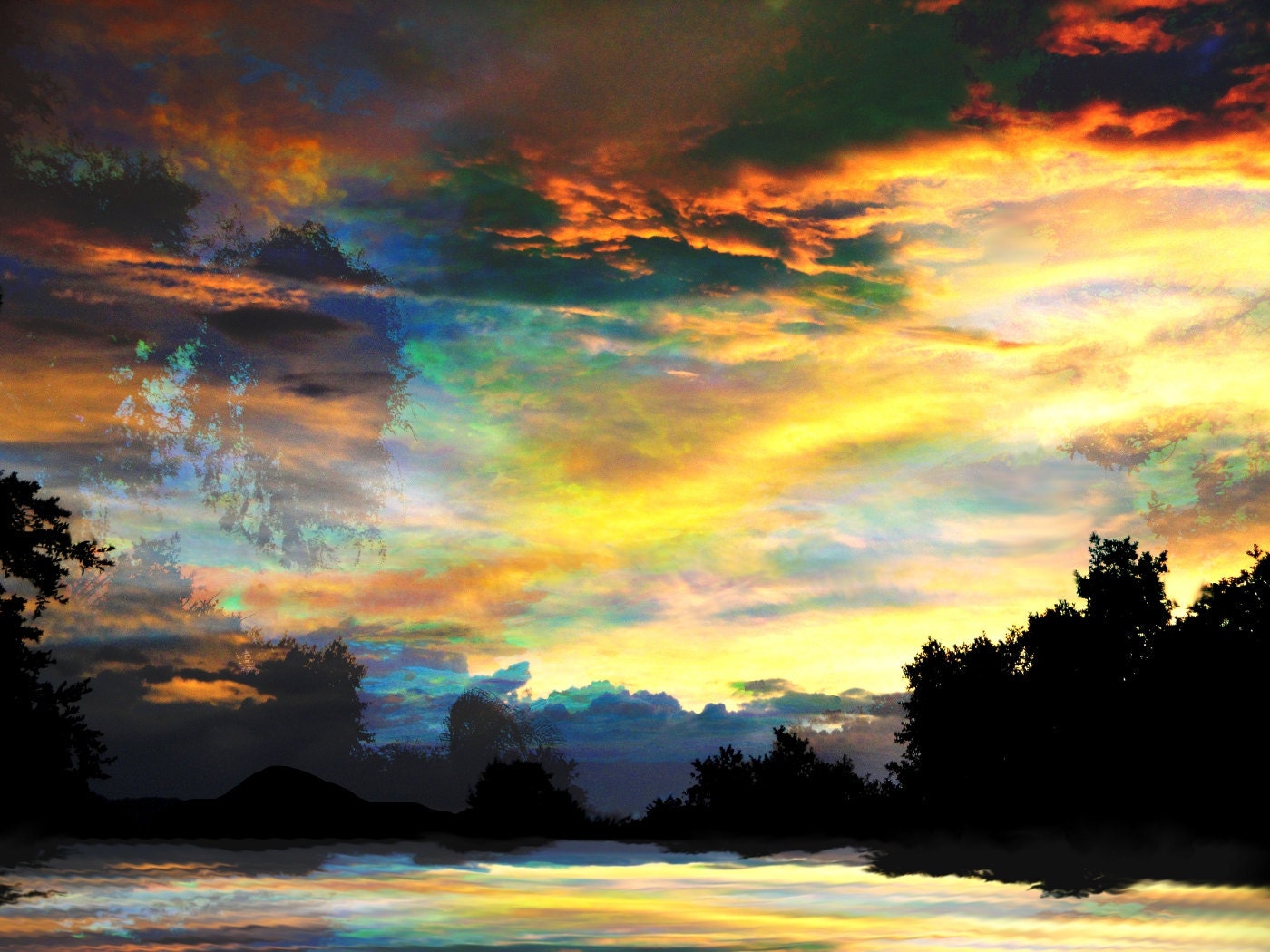 It is Only the End photograph,  art, print, sky,fantasy,end, colorful,day,photo,photography,Ben Geiger,