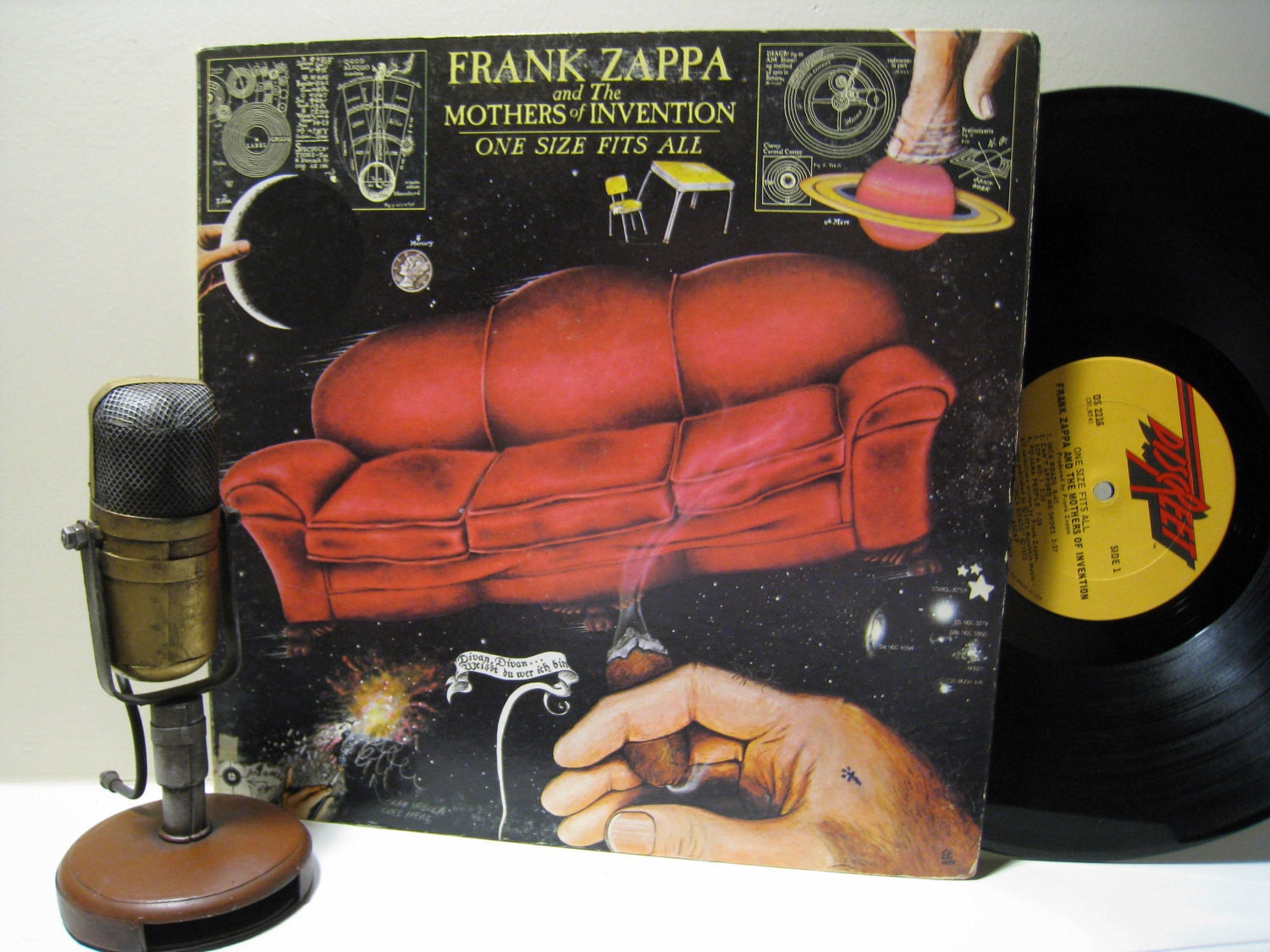 Frank Zappa & the Mothers of Invention "One Size Fits All" (Hard to Find 1975 Discreet Records with trail off numbers crossed off BS 2879)