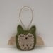 Owl Ornament, Felt Owl Ornament, Owl Wedding Favor