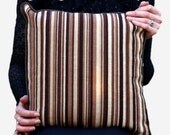 Cross Stitch Pattern PDF - Landscape, Earthy Brown Stripes