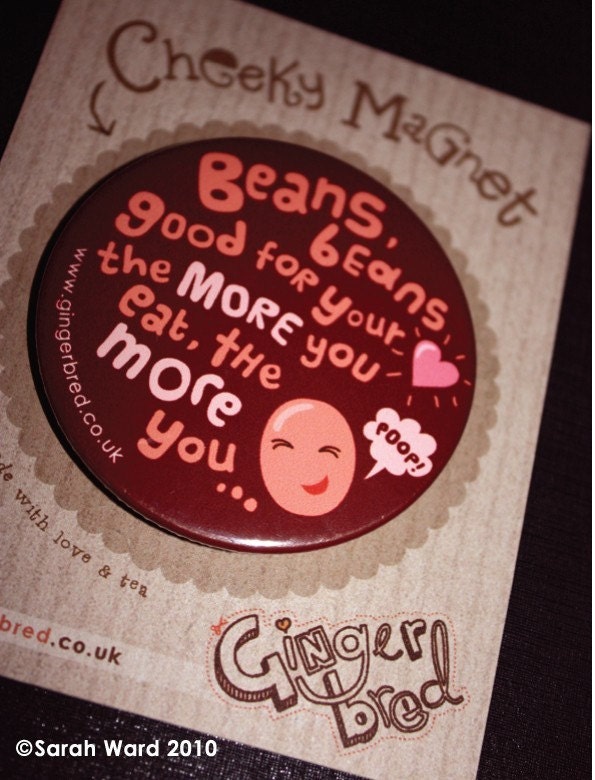 cheeky beans magnet