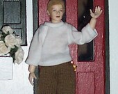PDF Pattern -Simply Art (c) Simply Basic (c) Miniature Doll Knitting Pattern -Men's Beachcomber Shorts- 1/12th scale