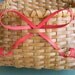 Cute Little May Day Basket with Red Bow