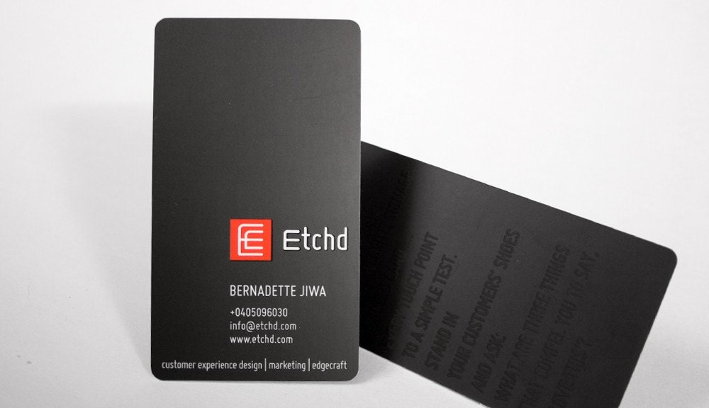 250 14 or 16 PT Full UV Business Calling Cards plus Upgrades