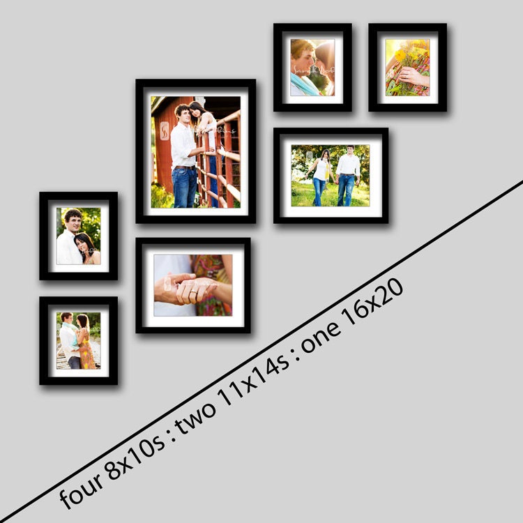 simple wall display guide for inspiration : marketing template for photoshop