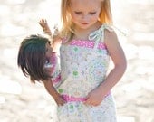 INSTANT DOWNLOAD- Peyton Romper (sizes 12-18 months to 6) PDF Sewing Pattern and Tutorial
