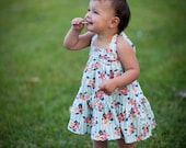 INSTANT DOWNLOAD- Lily Halter Dress (Sizes 9/12 mos to Size 6) PDF Sewing Pattern and Tutorial