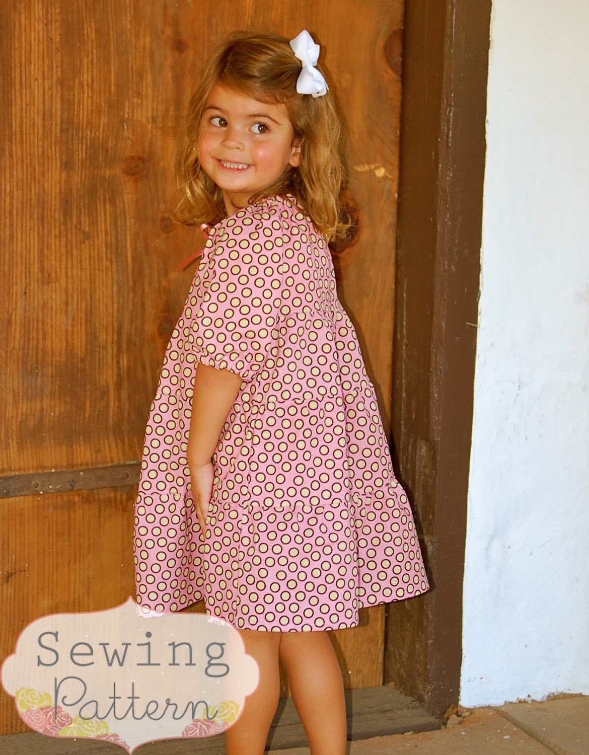 INSTANT DOWNLOAD- Jessi Dress (Sizes 6/9 months to 6) PDF Sewing Pattern and Tutorial