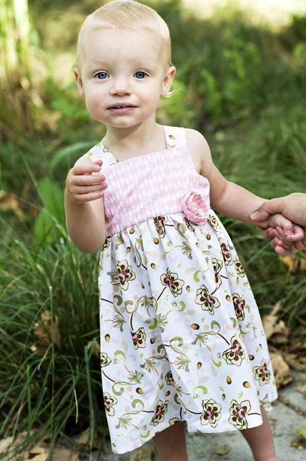 INSTANT DOWNLOAD- Goldie Dress (sizes 3/6 months to 6) PDF Sewing Pattern and Tutorial