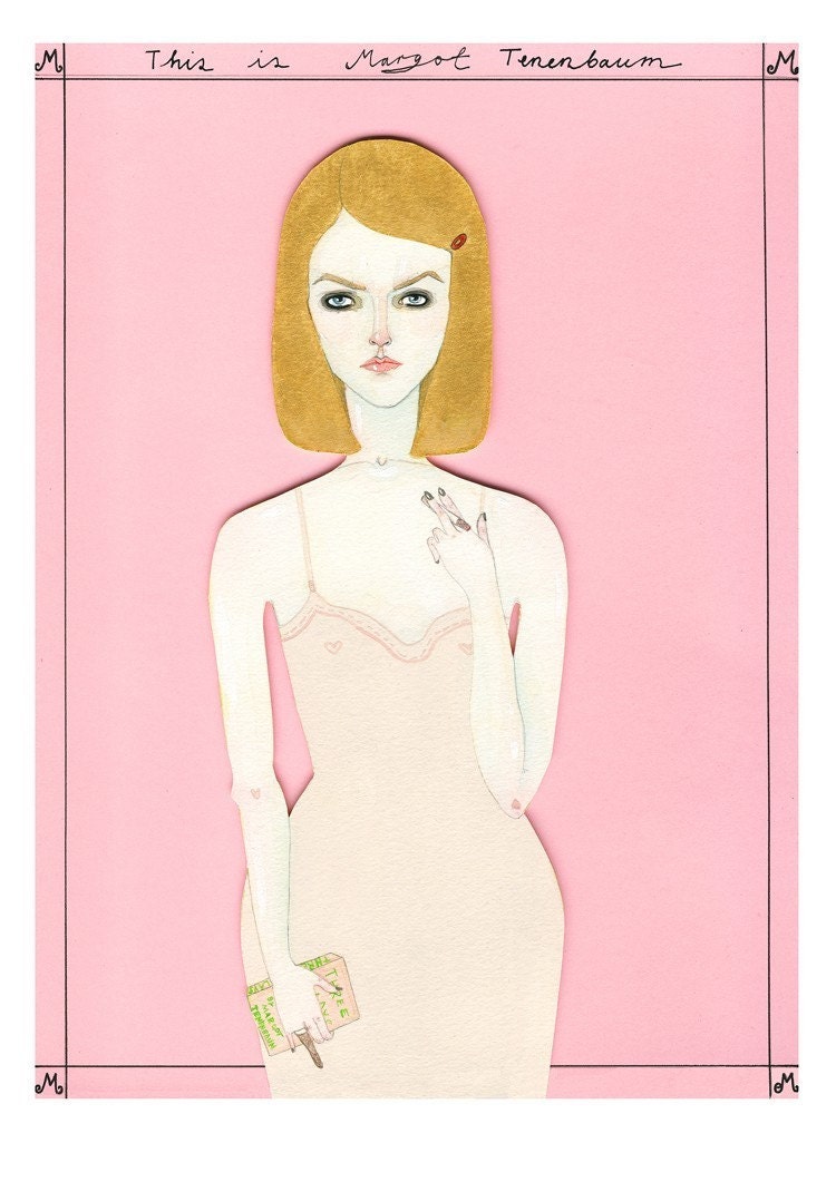 Margot Tenenbaum, A4 Giclee print