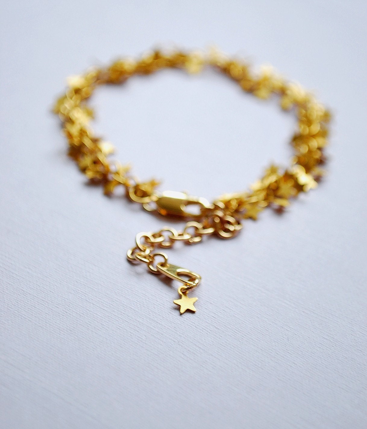Stars bracelet, Celestial bracelet, Gold stars bracelet, Galaxy bracelet, Romantic fairy tale bracelet, Stars jewelry, Gift for her