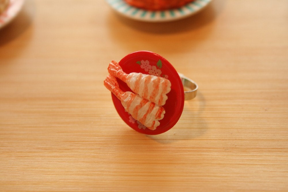 Shrimp/Ebi nigiri sushi ring