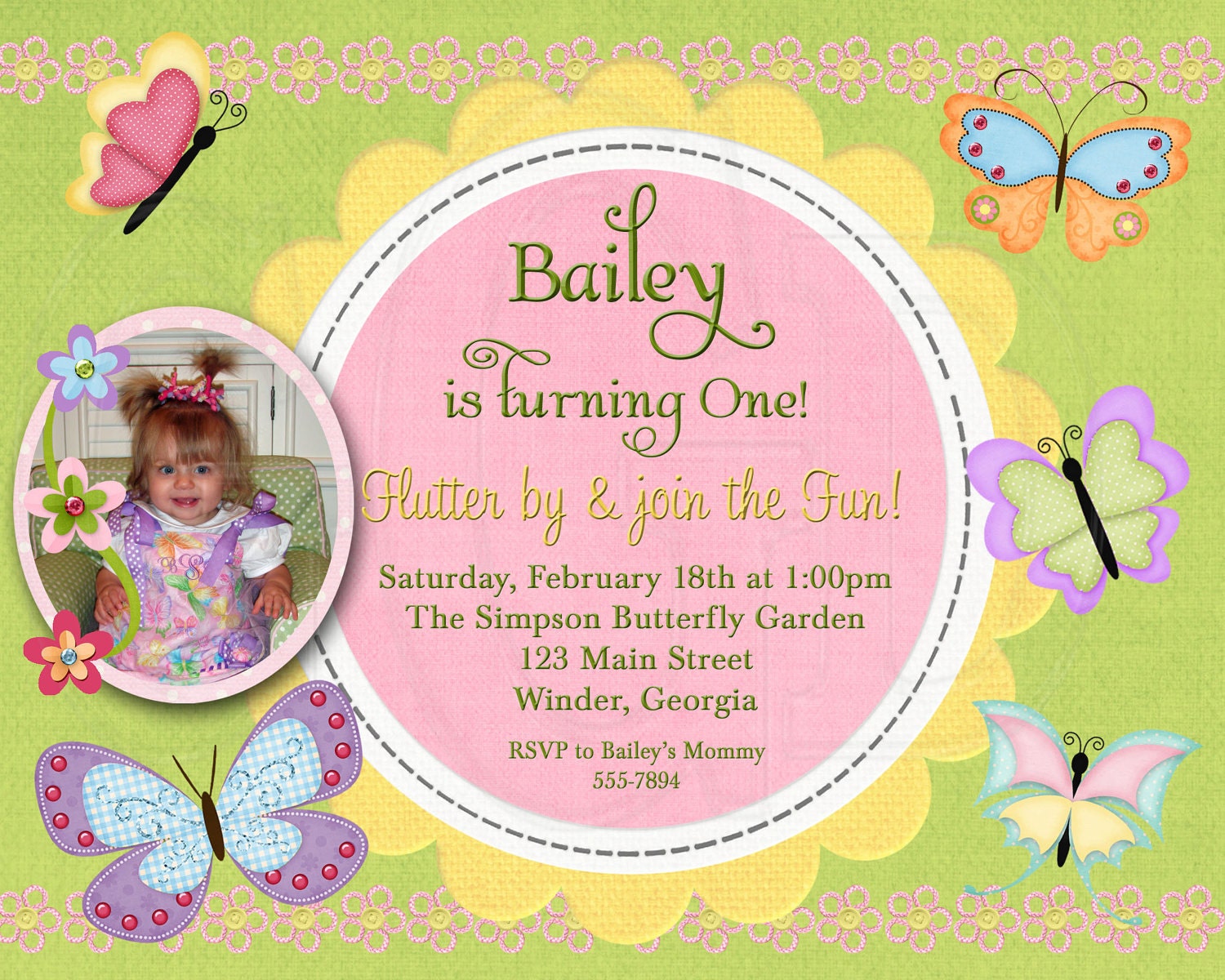 Butterfly Invitation Images