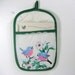 Vintage Memo Pad Holder and Decorative Pot Holder