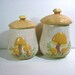 Vintage 1979 Mushroom Canister Set