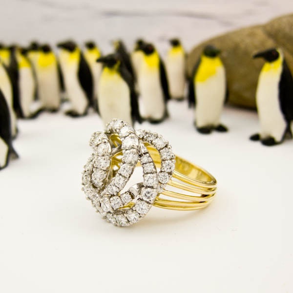 Gold Diamond Cartier Ring