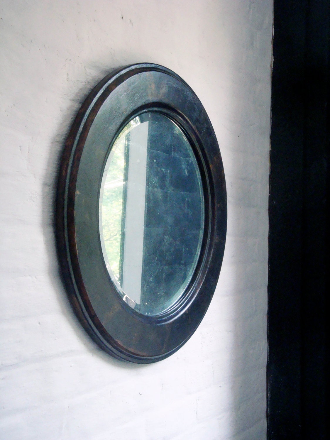 The Copper Portal Mirror, Verre Eglomise