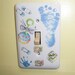 Baby Boy themed steel single light switch cover