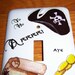 Pirate themed steel single lightswitch cover