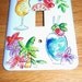 Adult beverage steel light switch cover