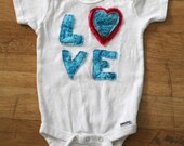 LOVE Onesie - size 12 months