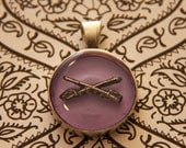 Custom Cavalry Her Hero Lucite Pendant