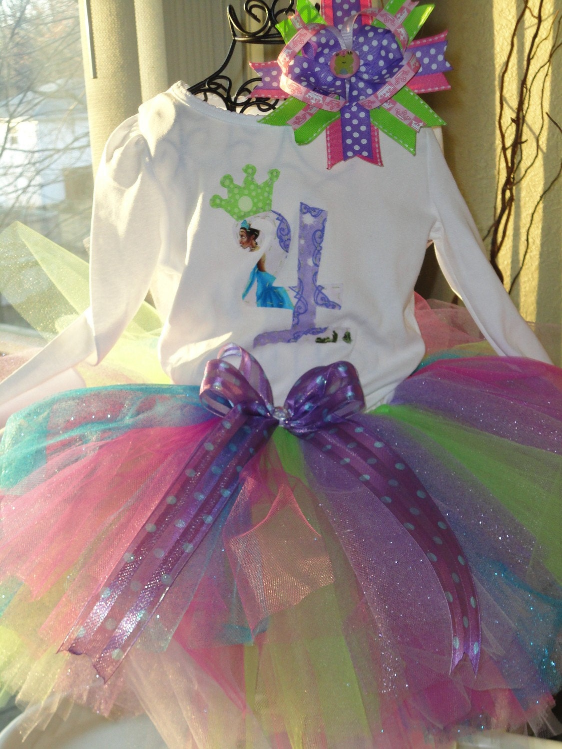princess and the frog tutu set