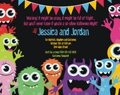 Monster Birthday Party Invitation