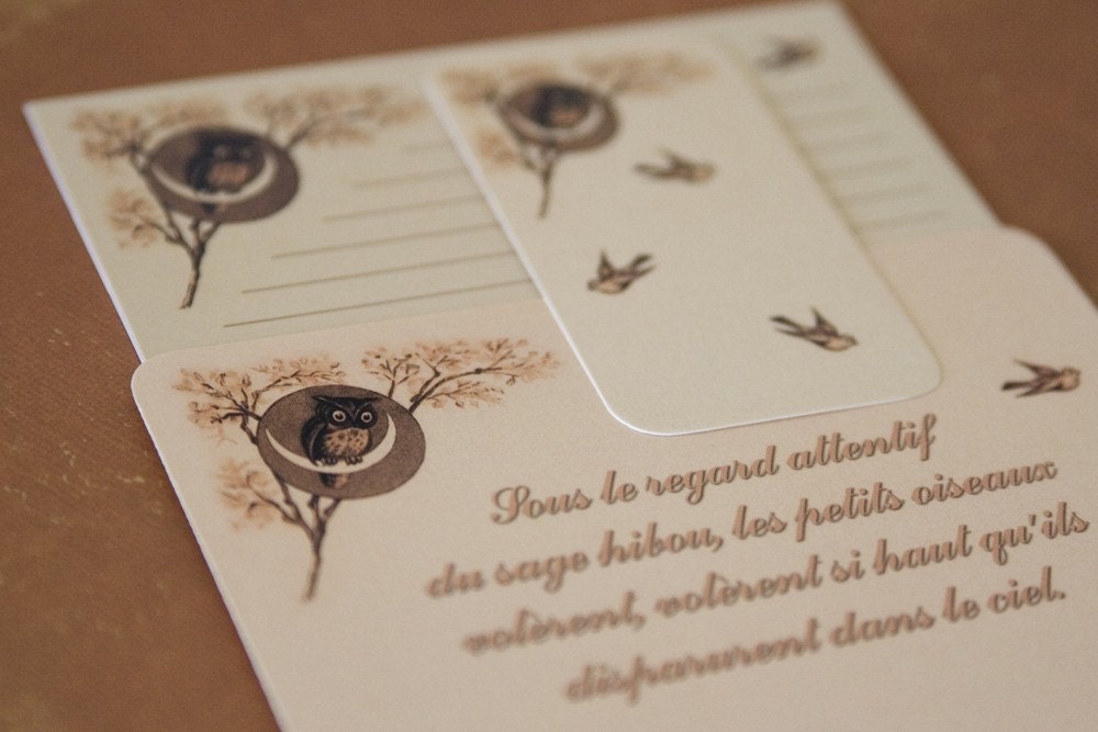 Monsieur Hibou - A5 Letter Set