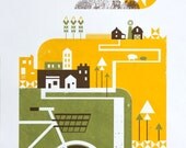 2011 Des Moines Artcrank Bike Print