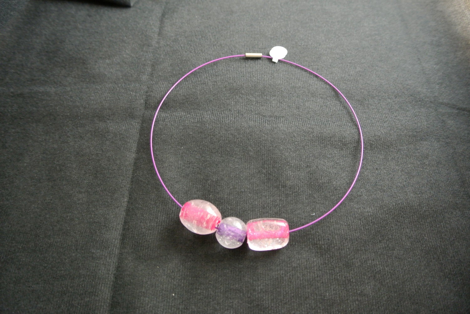Glass Collar Necklace